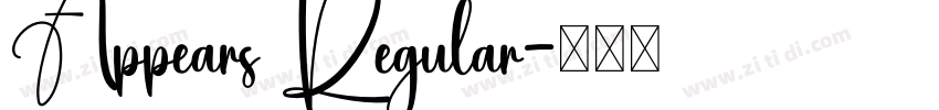 Appears Regular字体转换